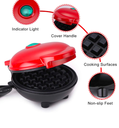 Miniatura 5 de Combo mini waflera + mini dona wd-1